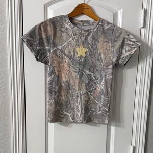 Nordstrom Camouflage Tee with Yellow Star